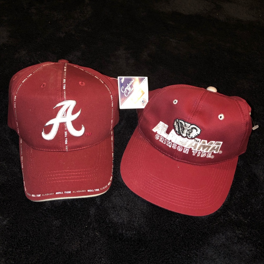 2 Alabama Crimson Tide Caps